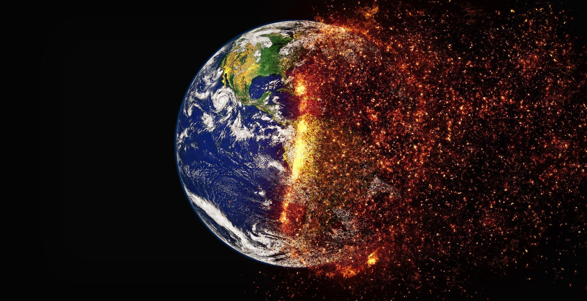 Global warming image by Pete Linforth from Pixabay